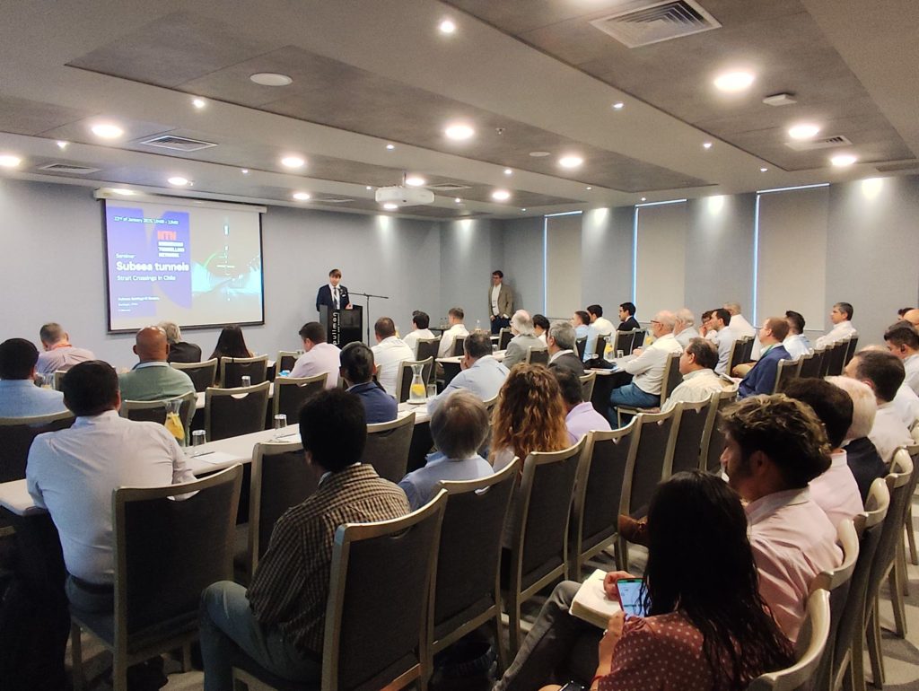CTES-Chile y Norwegian Tunnelling Network realizan exitoso seminario sobre túneles submarinos