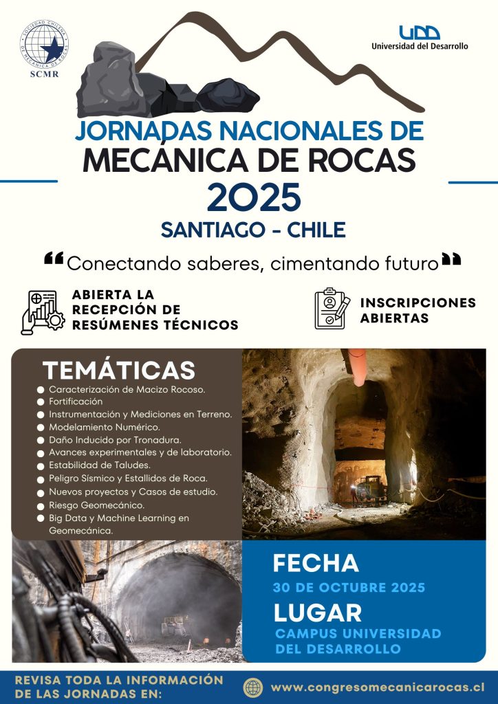 1° Jornadas Nacionales de Mecánica de Rocas