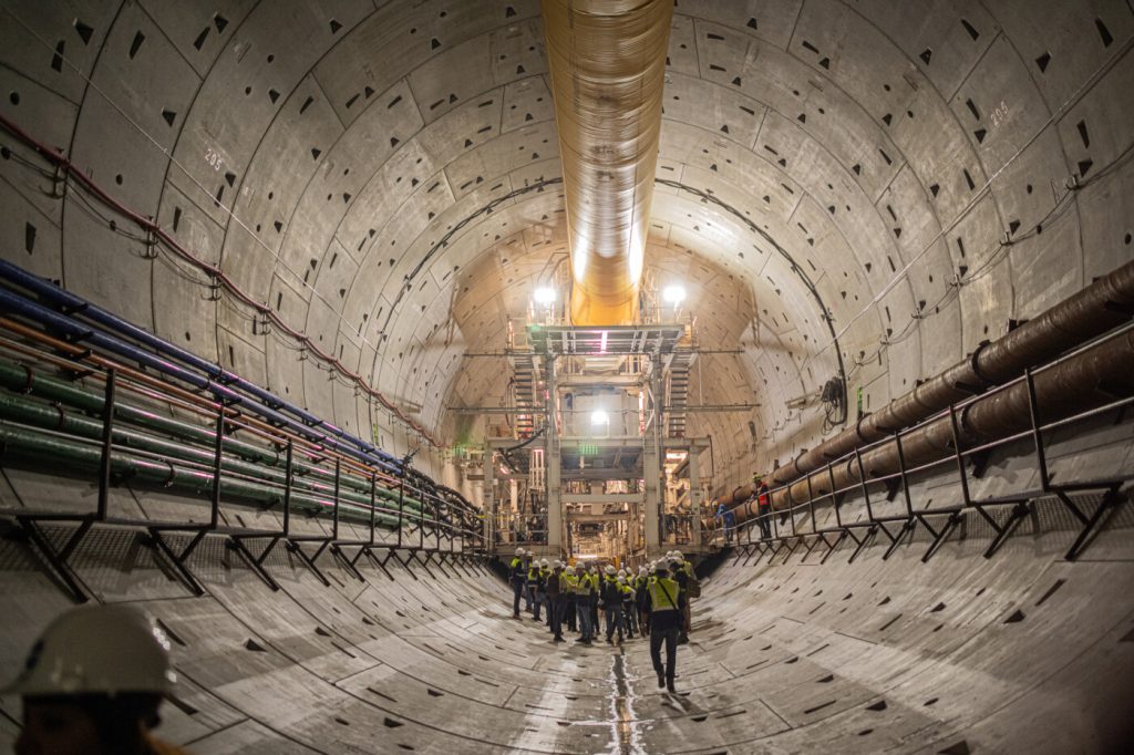 Avanza la excavación del túnel de la Línea 3 bajo el Canal de Panamá