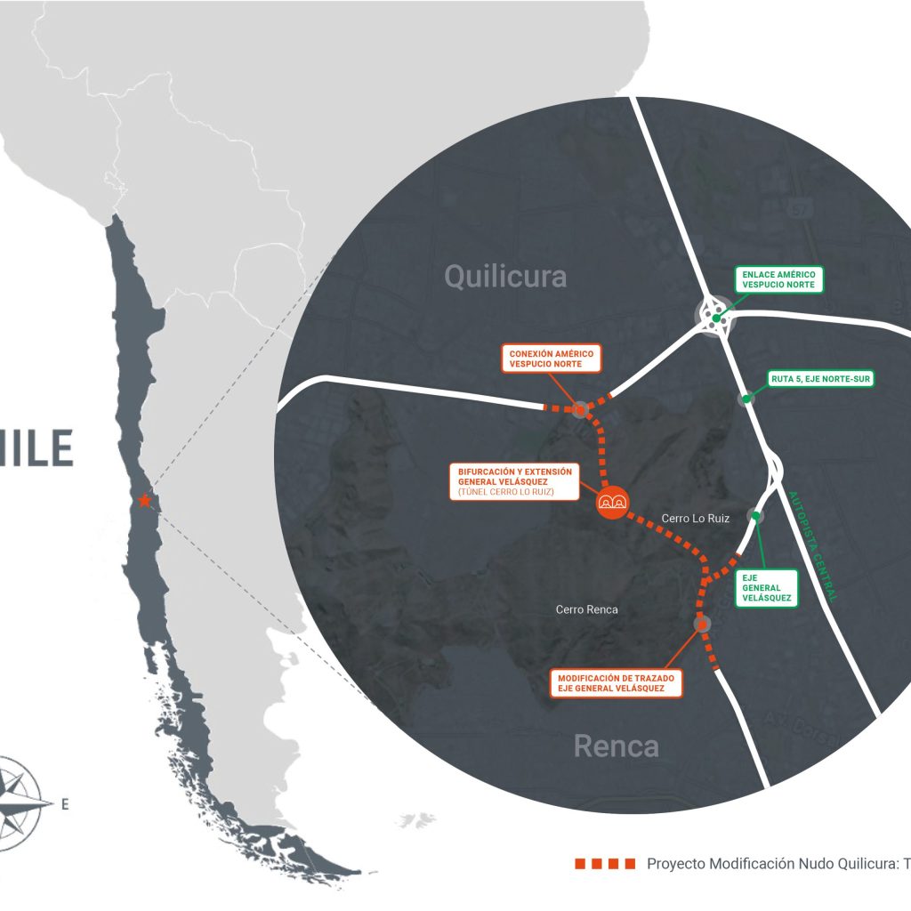 MOP y Autopista Central firman acuerdo para la construcción del Túnel Lo Ruiz